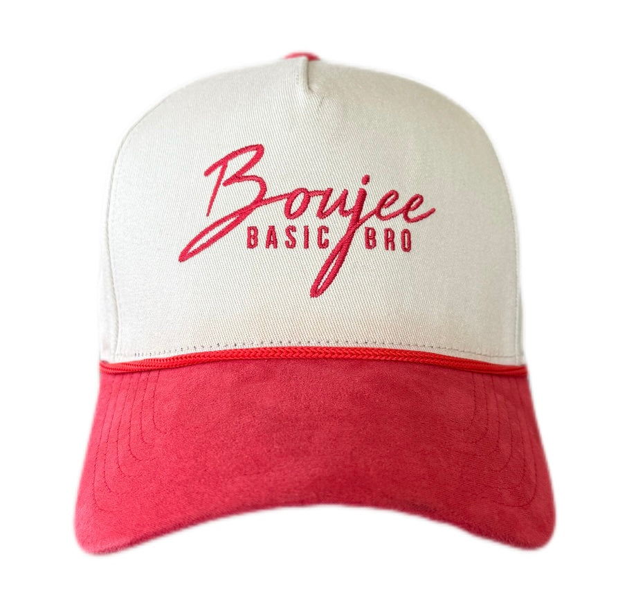 Varsity Red Suede Snapback