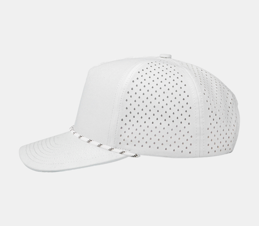 White Trucker Rope Hat